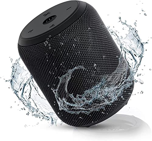 NOTABRICK Bluetooth Speakers,Portable Wireless Speaker with 15W Stereo Sound, Active Extra Bass, IPX6 Waterproof Shower Speaker, Double Pairing, for Party, Home Theater, Game Theater