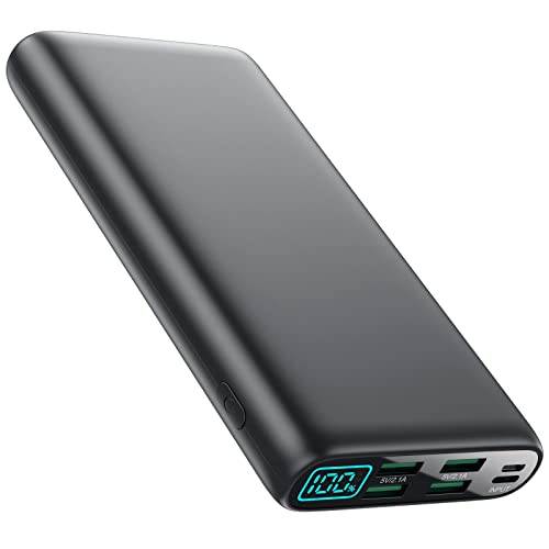 Portable Charger 38800mAh,LCD Display Power Bank,4 USB Outputs Battery Pack Backup, USB-C in&out Dual Input Phone Charging Compatible with iPhone 15/14/13 Pro Max/12,Android Samsung Galaxy Pixel Nexus