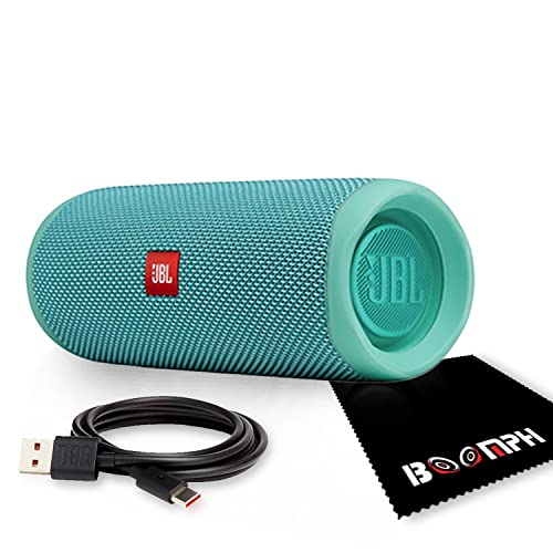 JBL Flip 5: Portable Wireless Bluetooth Speaker, IPX7 Waterproof – Teal