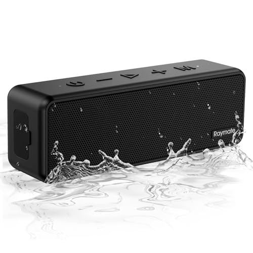 Raymate Bluetooth Speakers, 20W IPX7 Waterproof Speaker Wireless Bluetooth-V5.0, HiFi Stereo Sound, 1000mins Playtime, Portable Speaker for Home, Outdoor, Party