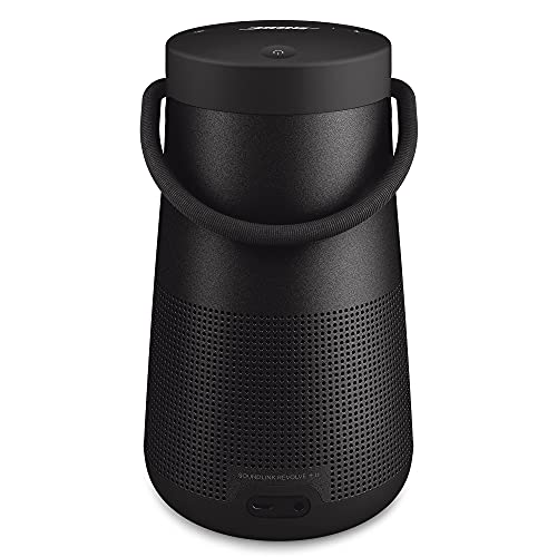 Bose SoundLink Revolve+ (Series II) Bluetooth Speaker, Portable Speaker with Microphone, Wireless Water Resistant Travel Speaker with 360 Degree Sound, Long Lasting Battery and Handle, Black