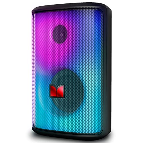 Monster Sparkle Bluetooth Speakers 80W, Powerful Sound and Punchy Bass, Full-Screen Colorful Lights, 24H Playtime, Bluetooth 5.3, Portable Wireless Speakers for Outdoor, Party