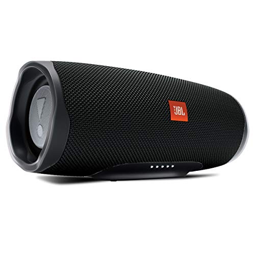 JBL Charge 4 Portable Waterproof Wireless Bluetooth Speaker – Black (Renewed)