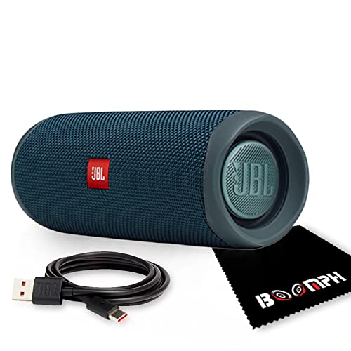 JBL Flip 5: Portable Wireless Bluetooth Speaker, IPX7 Waterproof – Blue