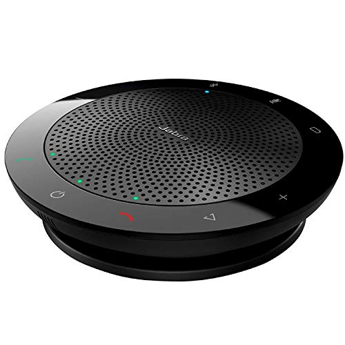 Jabra Speak 510 UC Wireless Bluetooth Speakerphone – Outstanding Sound Quality, Portable Conference Speaker for Holding Meetings Anywhere – Certified for Zoom & Google Meet